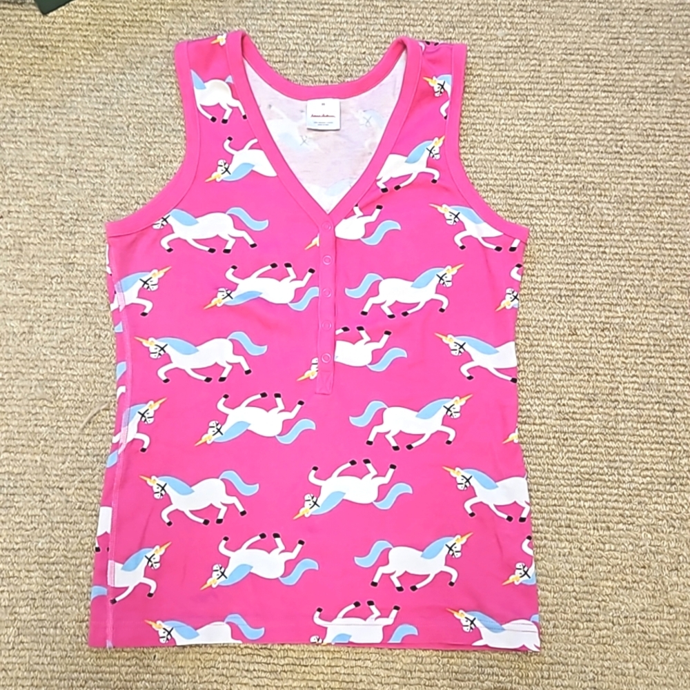 NWOT rare unicorn print Hannah Andersson v-neck tank top